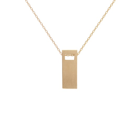wisiory MONOLITH big / gold necklace
