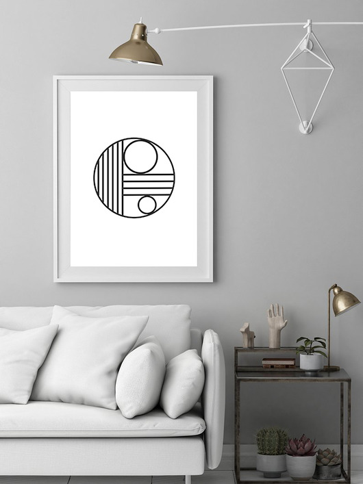 Plakat MODERN B&W muybien