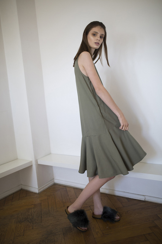 Khaki dress A2