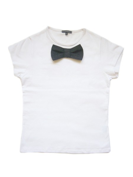 t-shirt BUTTERFLY (M) biały YULIYA BABICH