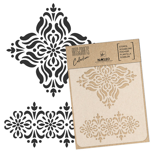tapety i naklejki ścienne Szablon malarski // craft & scrapbooking // ORNAMENT MANDALA