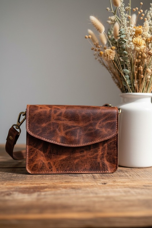 torby na ramię Torebka skórzana ręcznie robiona Dawa