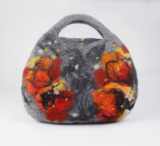 Jedwabnofilcowa Torebka: Living Bag filcant