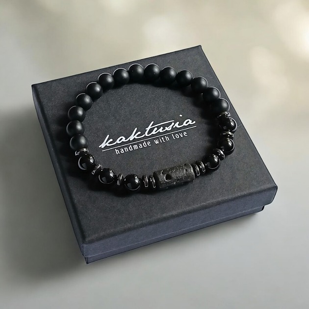 biżuteria męska OCHRONA, SIŁA, ENERGIA vol.II :: turmalin, onyks, lawa