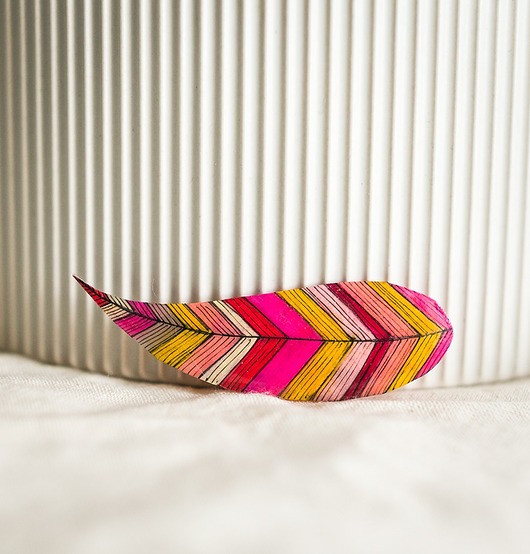 broszki Broszka piórko  Neapol