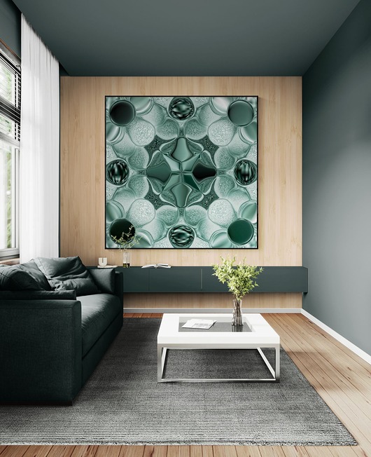 grafiki i ilustracje Liquid Symmetry #3, autorski graficzny obraz