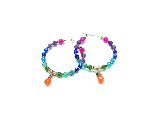 kolczyki z kamieniami Kolczyki Alloys Collection Wianki (Summer)