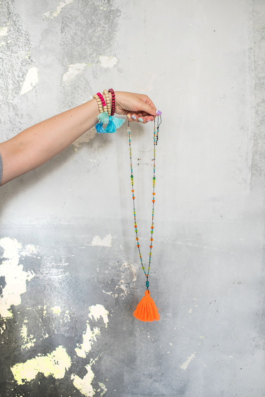 Naszyjnik Summer Love crystal orange NOSU