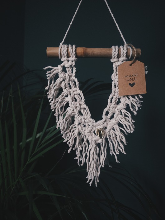 Makrama na ścianę Mini dekoracja Hygge Macrame
