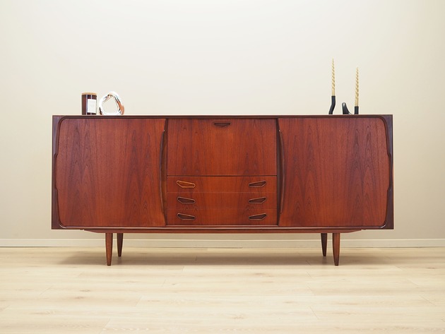 komody i szafki Sideboard tekowy, duński design, lata 70, produkcja: Dania