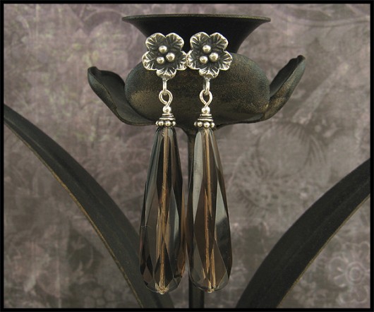 LUXURY- Kwarc Dymny w Kwiatach Bali Little Dreamer