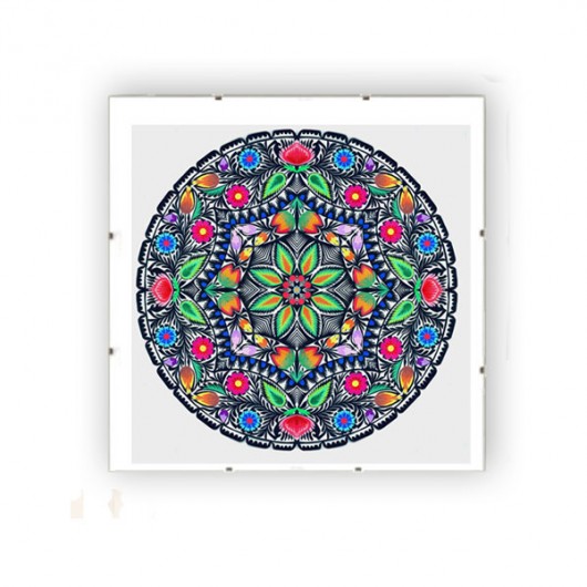 MANDALA zapach ogrodu (w antyramie) na ludowo