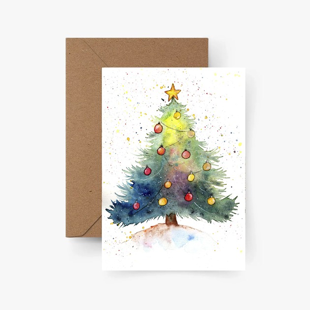 obrazy Zestaw 5 kartek świątecznych