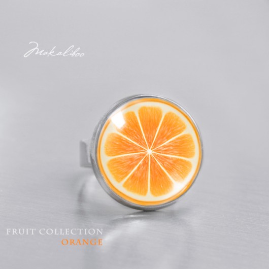Fruit Collection Orange - simple ring Makaliboo