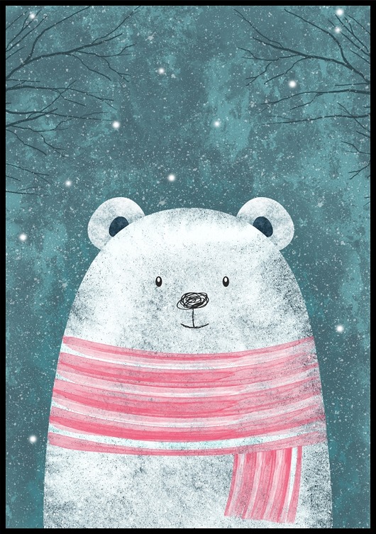 plakaty Plakat "Miś polarny"