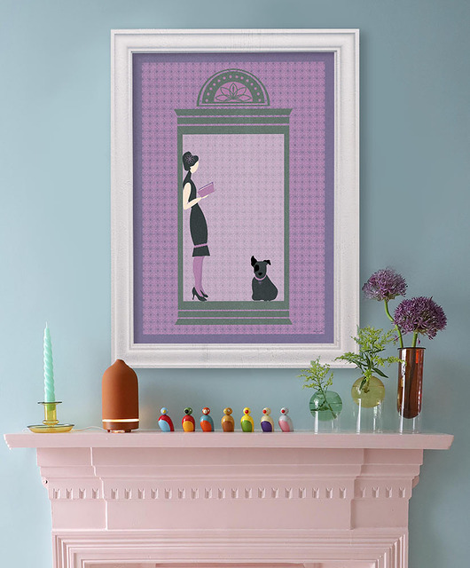 plakaty Wykradzione chwile z książką - plakat fine art