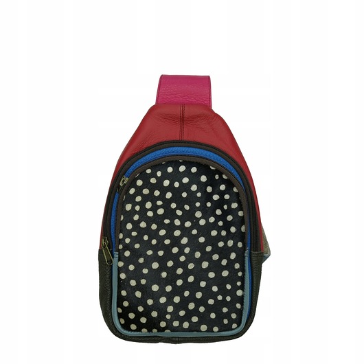 plecaki Plecak damski na jedno ramię skórzany zwierzęcy wzór wygodny pojemny OLIVKA