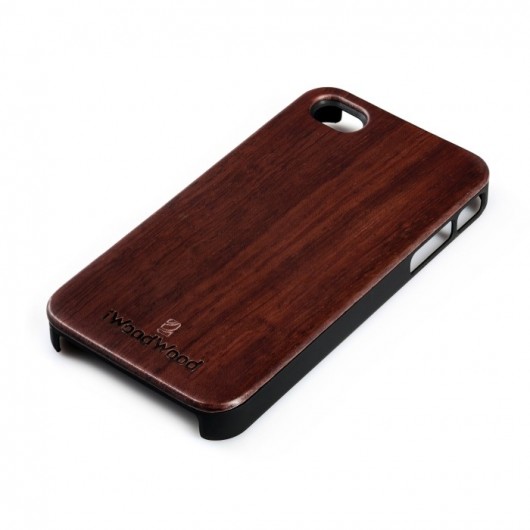 Ciemny palisander drewniany iphone 4/4s drewno iWoodWood
