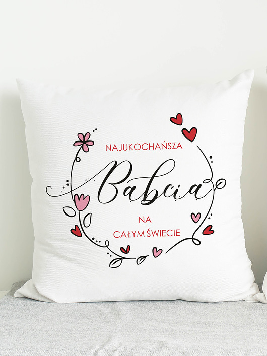 Poduszka z nadrukiem (Dzień Babci)- dla babci AllbagAllprints