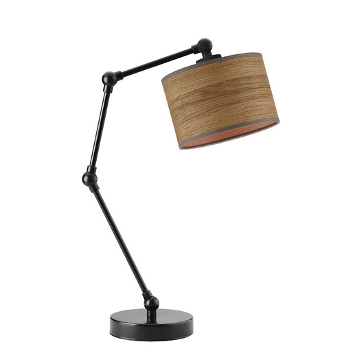 Fornirowa lampka stołowa w stylu boho ASMARA ECO LYSNE