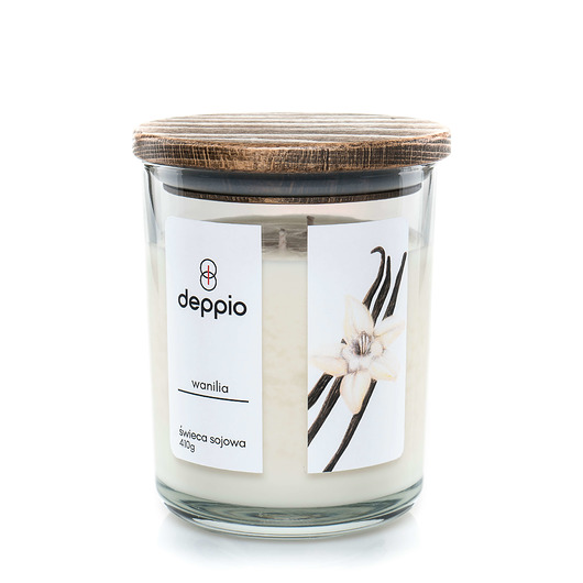 Świeca zapachowa - wanilia 410g deppio