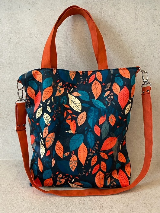 torby XXL Torba na ramię XXL - print jesień