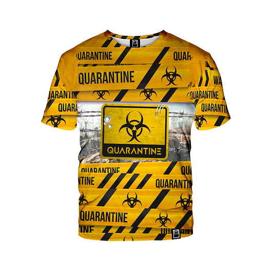 t-shirty męskie Męski T-shirt DR.CROW Kwarantanna