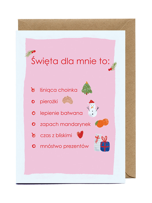 kartki okolicznościowe - wydruki Kartka bożonarodzeniowa Święta to