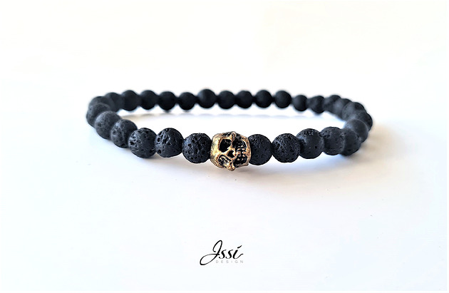 biżuteria męska Bransoletka męska OLD SKULL-unikat