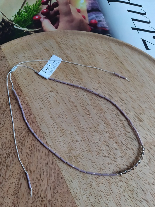 chokery Delikatny naszyjnik choker Kryształki i Miyuki