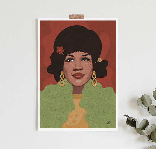 plakaty Kobieta, ilustracja, plakat, kwiaty