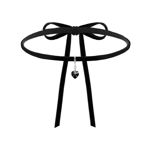 AKSAMITNY CHOKER Z KRYSZTAŁEM SWAROVSKI® SREBRo Coccola JEWELLERY