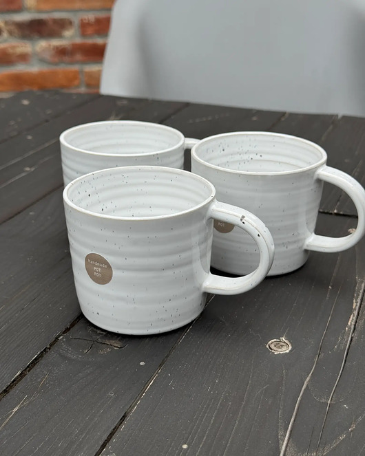 kubki Kubek Ceramiczny Biały Milkyway 350 ml  SA