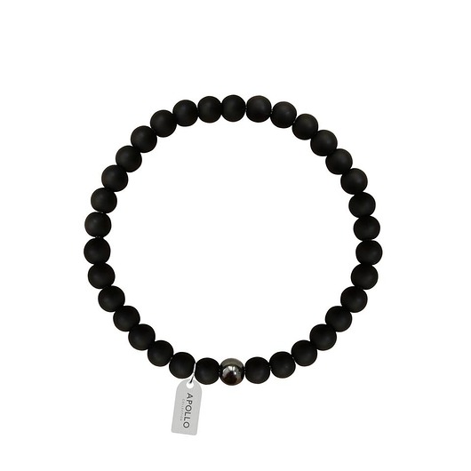 Slight Matt Onyx 1 - męska bransoeltka AFRODITTE COLLECTION