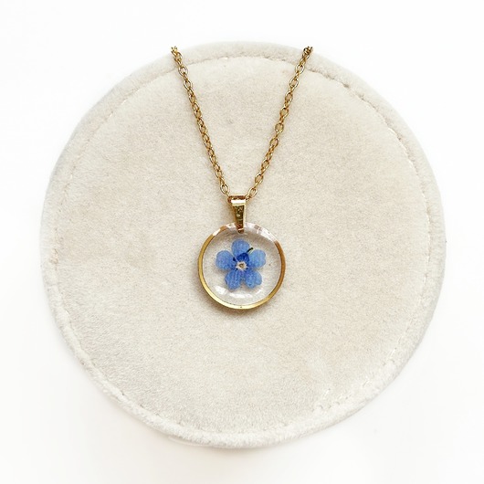 naszyjniki - inne Naszyjnik z niezapominajką