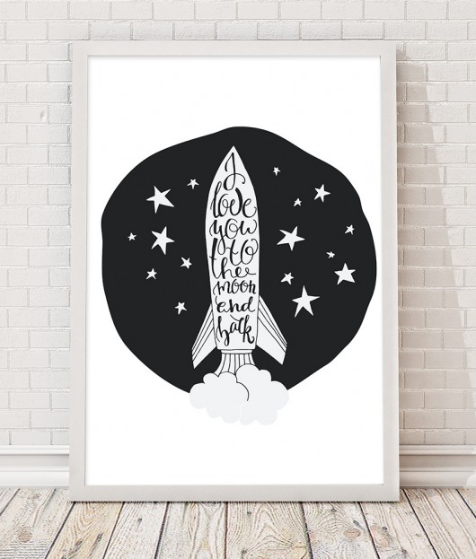 Obrazek A3 Moon Desihome