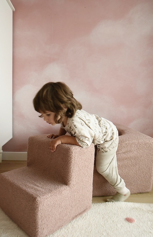 akcesoria do łóżeczek Schodki Playlo Montessori Różowe