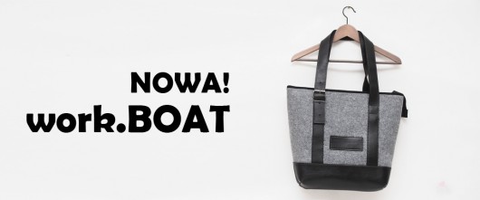 TORBA FILCOWA /ŁÓDKA/ JASNY FILC /work.BOAT playworkcreate