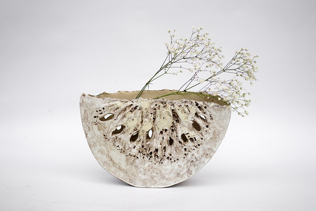 wazony Ceramiczny wazon na kwiaty handmade