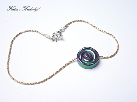 Rosa rainbow - bransoletka Katia i krokodyl
