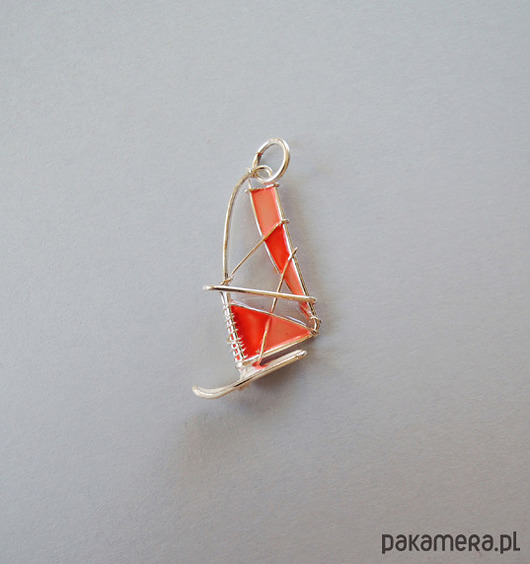 Kolczyki Windsurfing na zamówienie Tutku