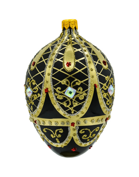 ozdoby choinkowe Bombka choinkowa: Ekskluzywne Jajo Faberge: czarne
