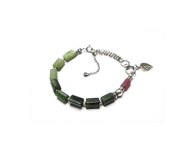bransoletki wire wrapping Wiosna z rumieńcem  vol. 3 - bransoletka