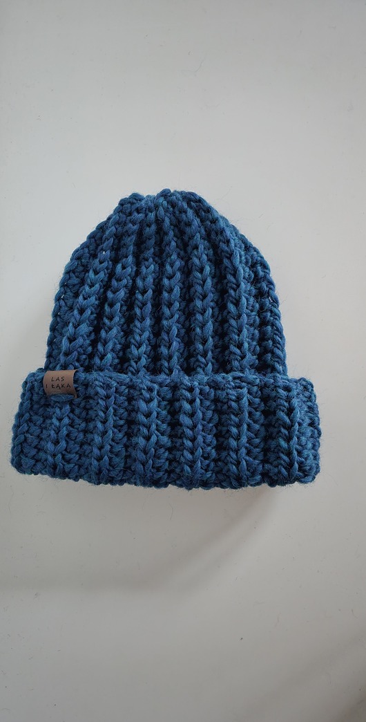 czapki damskie Czapka wełniana w kolorze Petrol