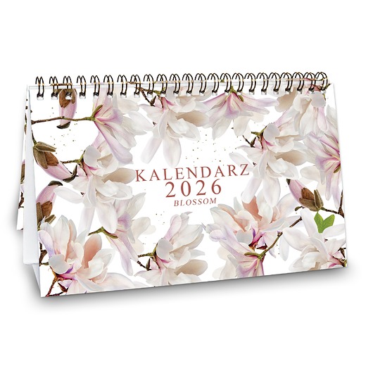 kalendarze i plannery Kalendarz biurkowy 2026 BLOSSOM na biurko wolnostojący