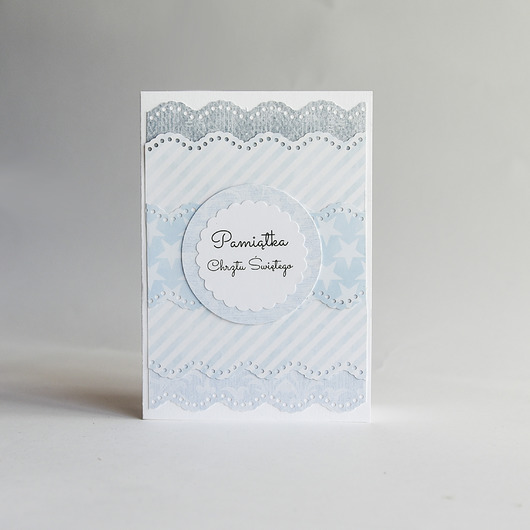 Pamiątka Chrztu świętego patchwork Papiernik
