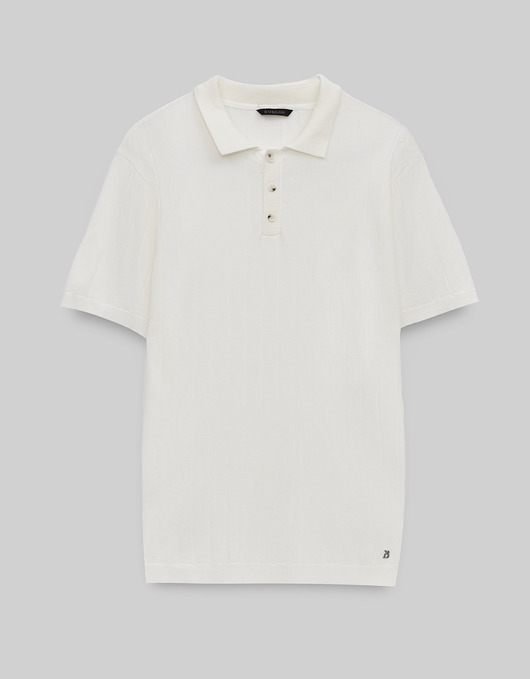 t-shirty męskie Koszulka polo pastena biały