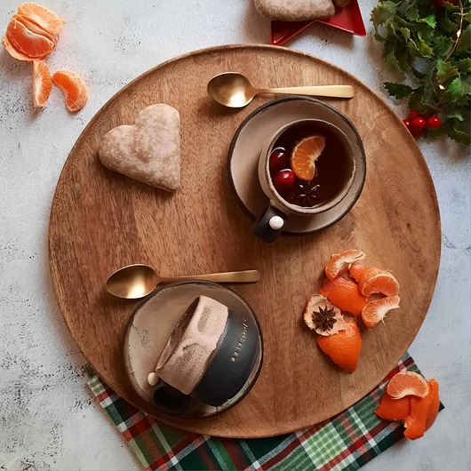 kubki Zestaw prezentowy ceramiczne kubki z talerzykami