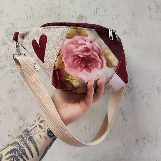 saszetka nerka Nerka XXL unikat miłość