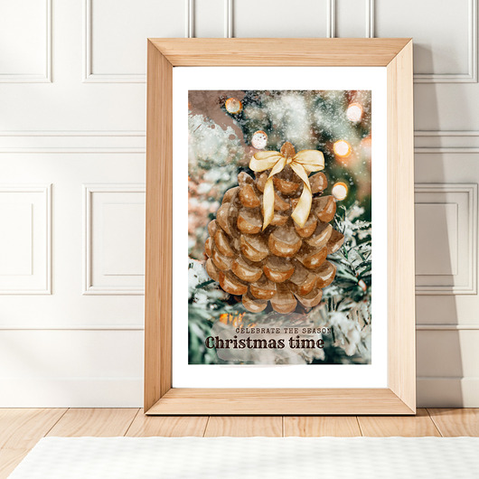 plakaty Plakat Christmas cone